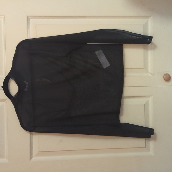Abercrombie & Fitch Tops - NWT Abercrombie and Fitch Black XL Mesh top